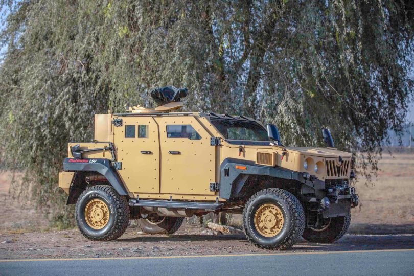 The Mahindra Light Armored Specialist Vehicle